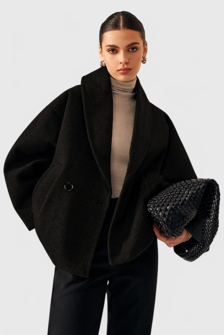 Pénélope - Manteau oversize à col châle