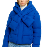 Melai Doudoune Femme avec Détail Écharpe – Coupe Oversize Moderne & Confort Chaud