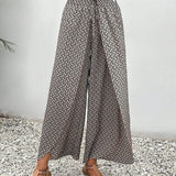 Henriette Pantalon Large Femme – Taille Haute, Coupe Flatteuse & Tissu Confortable