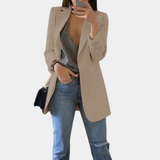 Bella Blazer Femme – Blazer Élégant à Manches Longues avec Coupe Chic et Moderne