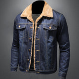 Jackson Veste en Denim Homme – Jean Jacket Doublée Chaude au Style Classique et Moderne