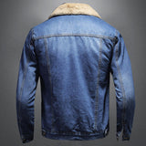 Jackson Veste en Denim Homme – Jean Jacket Doublée Chaude au Style Classique et Moderne