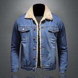 Jackson Veste en Denim Homme – Jean Jacket Doublée Chaude au Style Classique et Moderne