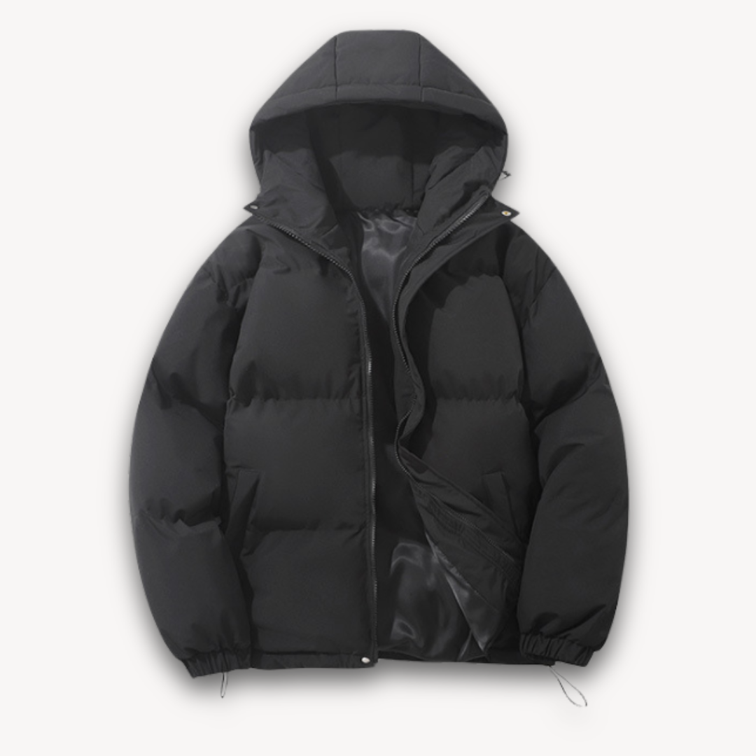 Zander Veste Puffer Homme à Capuche – Doudoune Légère Déperlante en Polyester