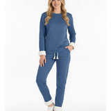 Bloom Ensemble Pyjama Femme – Deux Pièces, Coupe Ample & Confort Cocooning
