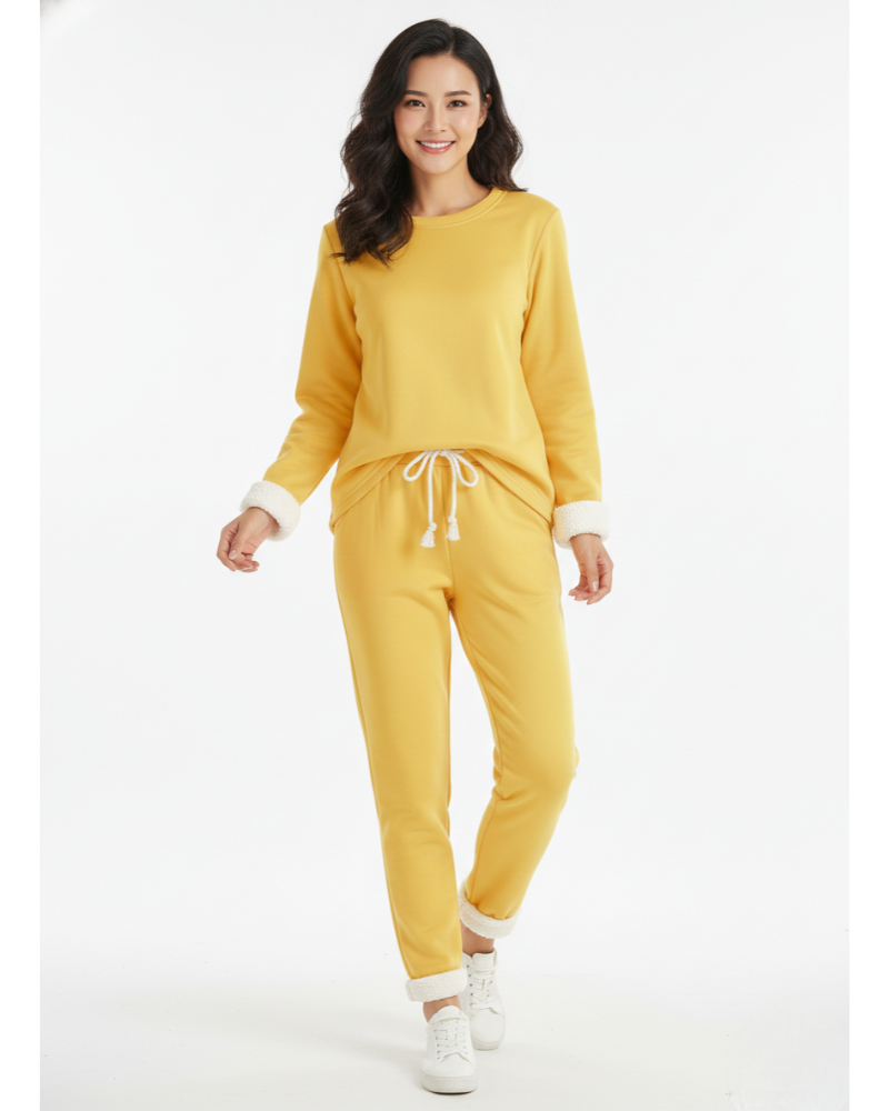 Bloom Ensemble Pyjama Femme – Deux Pièces, Coupe Ample & Confort Cocooning