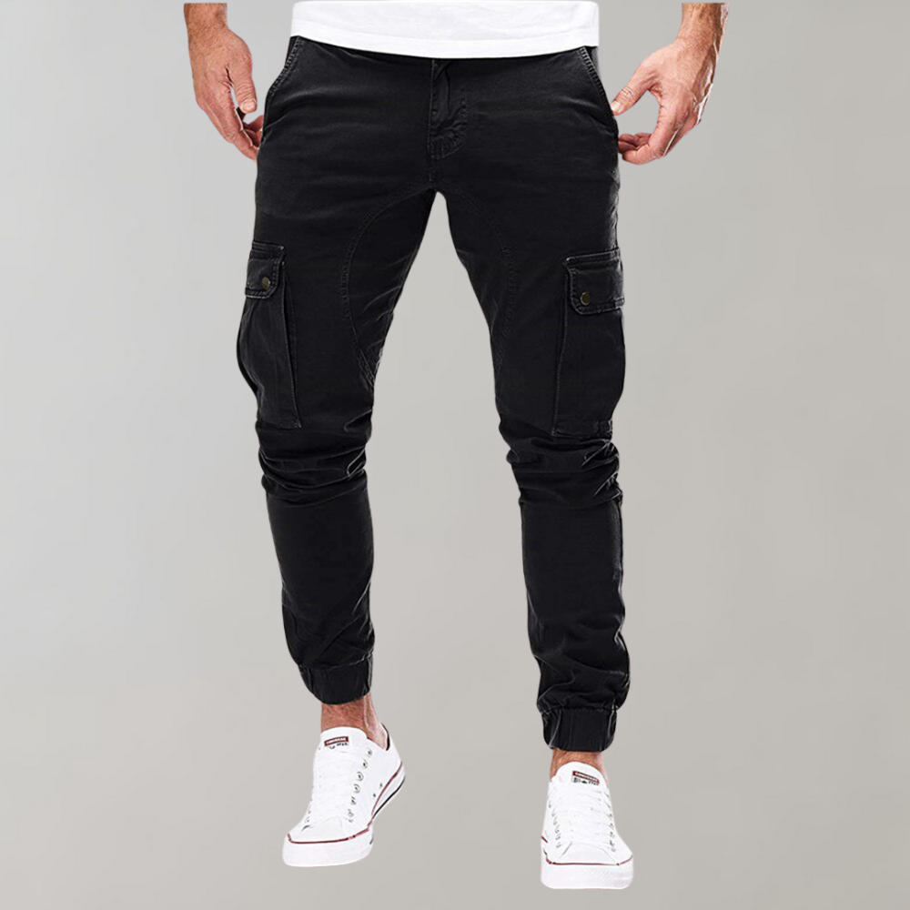 Noar Pantalon Cargo Homme – Coupe Ample, Tissu Extensible & Style Décontracté