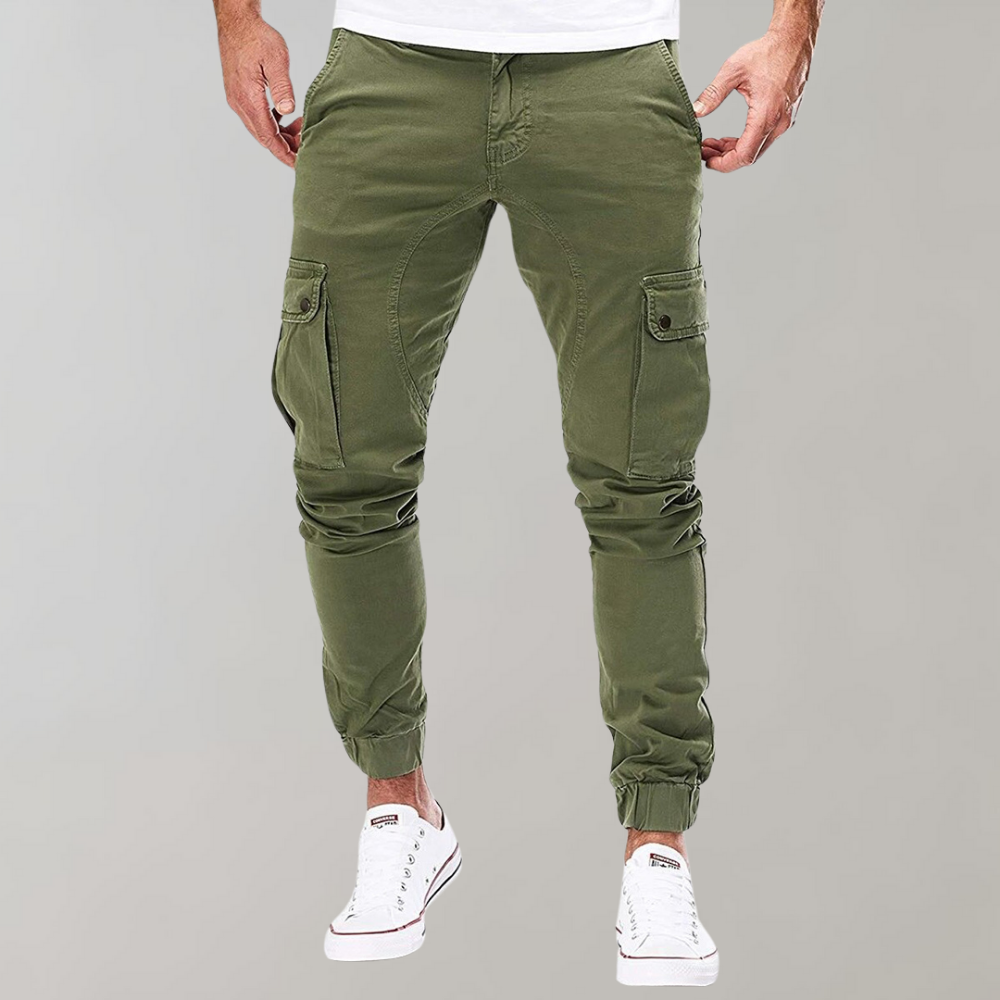 Noar Pantalon Cargo Homme – Coupe Ample, Tissu Extensible & Style Décontracté