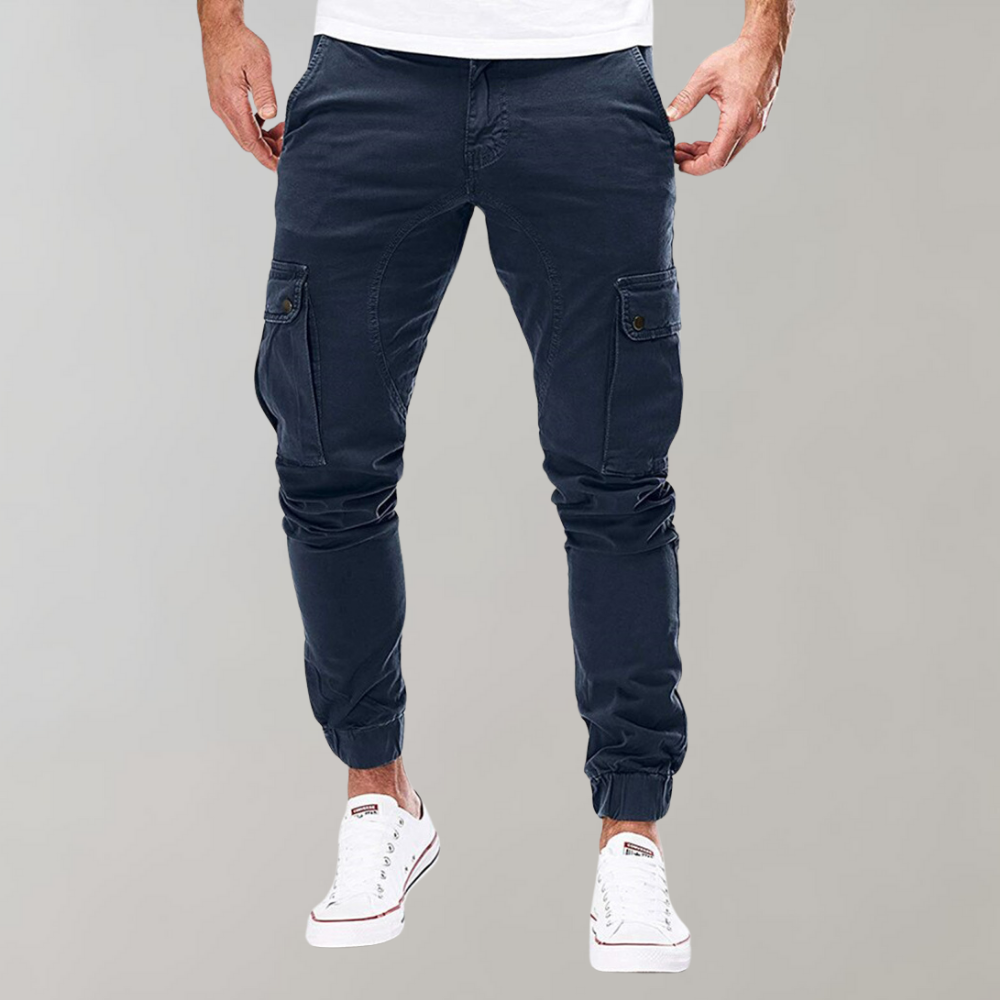Noar Pantalon Cargo Homme – Coupe Ample, Tissu Extensible & Style Décontracté