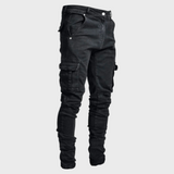 Liam Pantalon Cargo Extensible pour Homme – Coupe Décontractée Légère avec Design Respirant et Polyvalent
