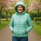 Fanny - Veste mi-saison vert menthe