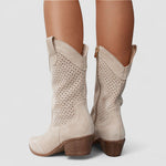 Quitterie - Bottes western perforées