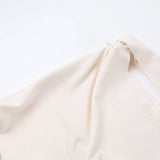 Winona Robe de Soirée Femme – Élégante Robe Longue Unilatérale Sans Manches au Design Uni