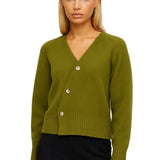 Elena Cardigan Femme Croisé – Gilet Élégant à Boutons Latéraux & Coupe Flatteuse