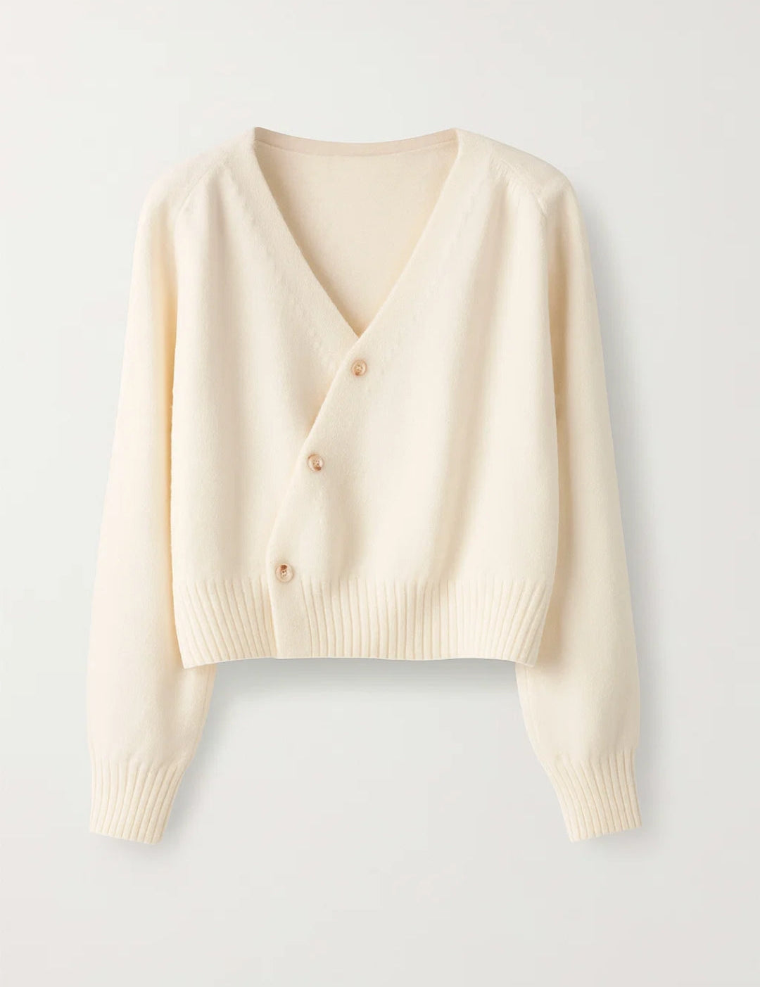 Elena Cardigan Femme Croisé – Gilet Élégant à Boutons Latéraux & Coupe Flatteuse