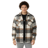 Chardy Cardigan Homme – Gilet Décontracté en Laine Mélangée au Motif Carreaux Moderne