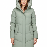 Charm Manteau d’Hiver Long Femme Matelassé – Isolation Maximale & Capuche Protectrice