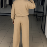 Aria Ensemble Loungewear Femme – Tenue Confortable avec Détails Strass & Coupe Relaxed