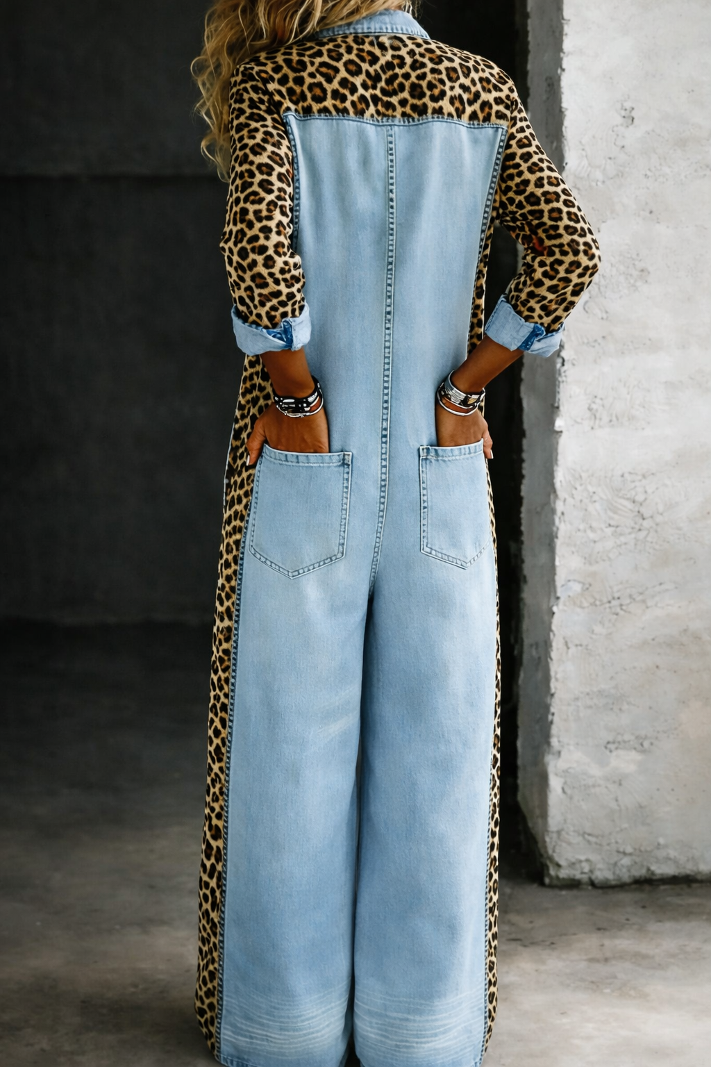 Amanda - combinaison en denim pour femme - vue 6