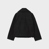 Olivia Femme Manteau – Chic Manteau Court Croisé à Boutons Élégants & Style Moderne