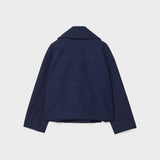 Olivia Femme Manteau – Chic Manteau Court Croisé à Boutons Élégants & Style Moderne