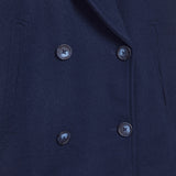 Olivia Femme Manteau – Chic Manteau Court Croisé à Boutons Élégants & Style Moderne