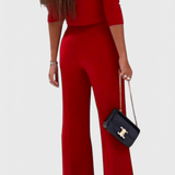 Maëlys - Ensemble haut élégant & pantalon large