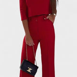 Maëlys - Ensemble haut élégant & pantalon large