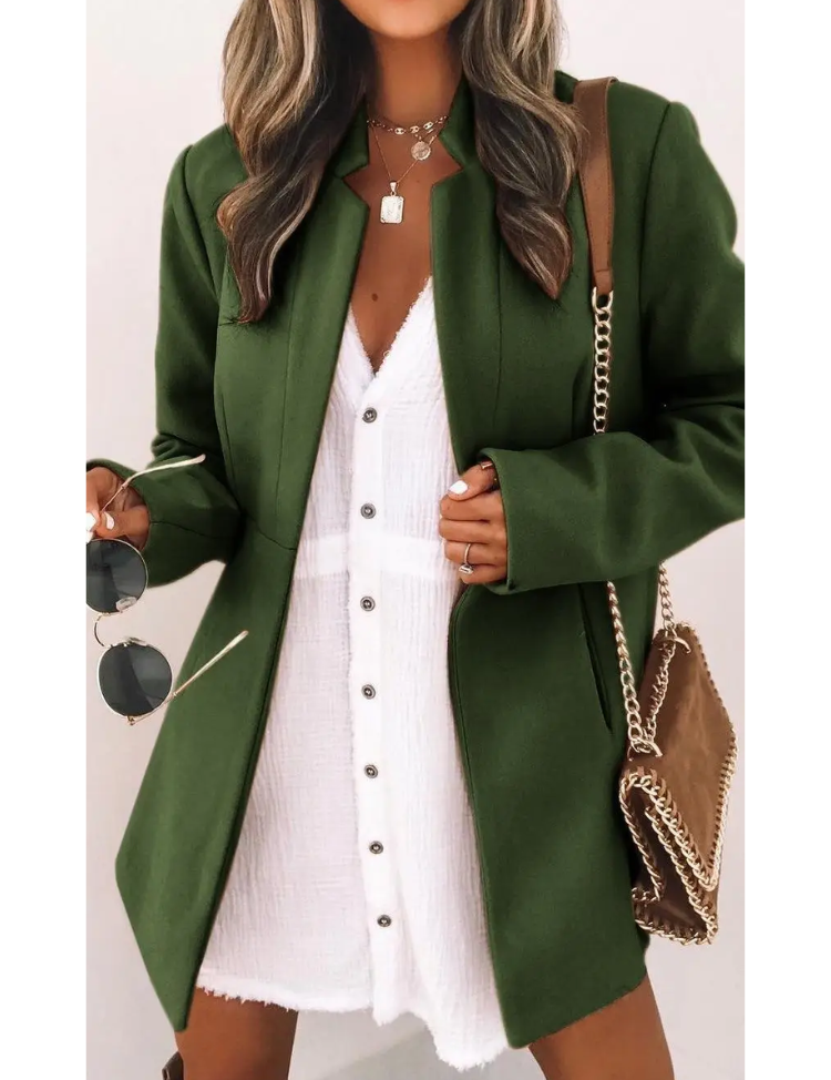 Blake Blazer Femme Ouvert Élégant – Coupe Moderne, Style Polyvalent & Confort Léger