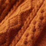 Timmy Pull Homme Col Roulé en Maille Câblée – Pull Classique Chaud et Élégant