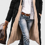 Mireille - Manteau long douillet à capuche