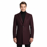 Eduard Manteau Classique Homme – Tissu Premium, Chaleur Hivernale & Élégance Intemporelle