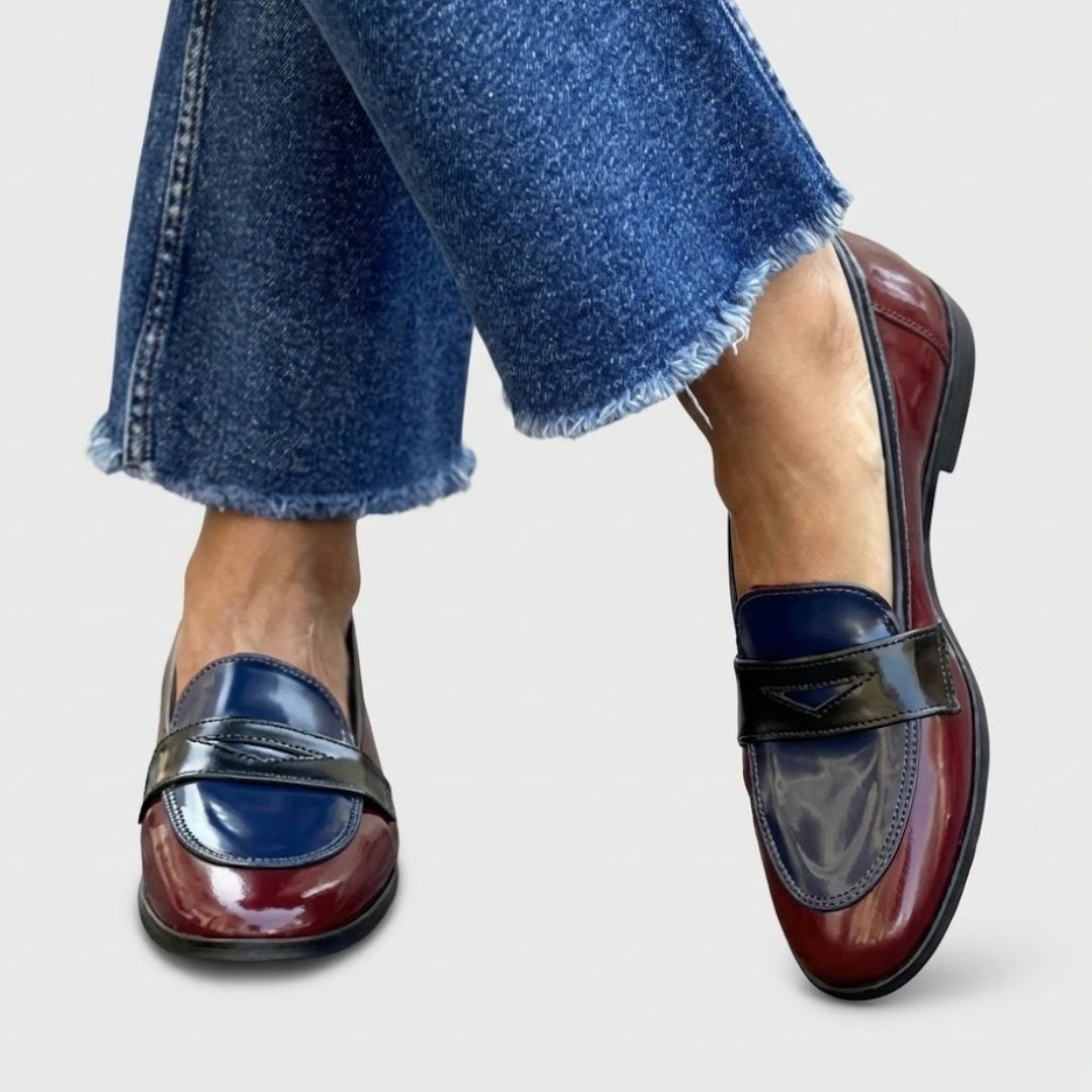 Claudia™ | Mocassins à Contraste - vue 2
