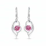 Eterna, boucles d'oreilles pendantes en forme de cœur - vue d'ensemble