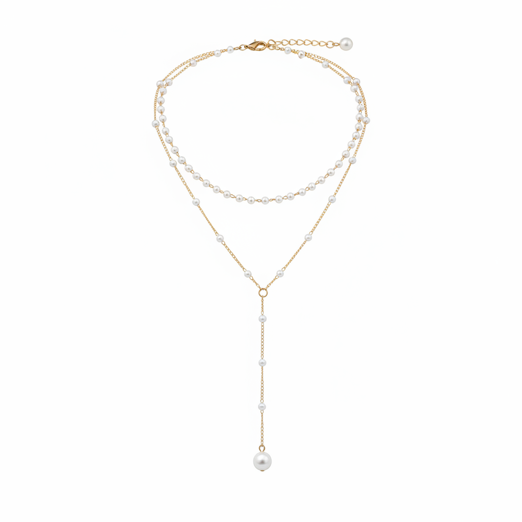 Eugenia, collier en perles de nacre - vue d'ensemble