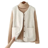 Kate Gilet Femme Sans Manches – Sherpa Effet Laine de Mouton Chaud, Léger & Décontracté