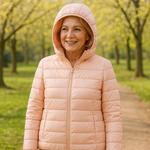 Emmanuelle - Veste mi-saison rose clair
