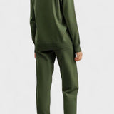 Clémence - Ensemble pull en maille col V & pantalon