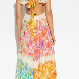 Blythe Robe d’Été Fleurie – Tissu Léger, Coupe Fluide & Design Polyvalent pour Femmes