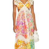 Blythe Robe d’Été Fleurie – Tissu Léger, Coupe Fluide & Design Polyvalent pour Femmes