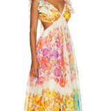 Blythe Robe d’Été Fleurie – Tissu Léger, Coupe Fluide & Design Polyvalent pour Femmes