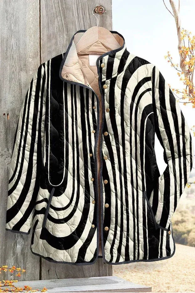Flavie : veste isolante, vue détaillée