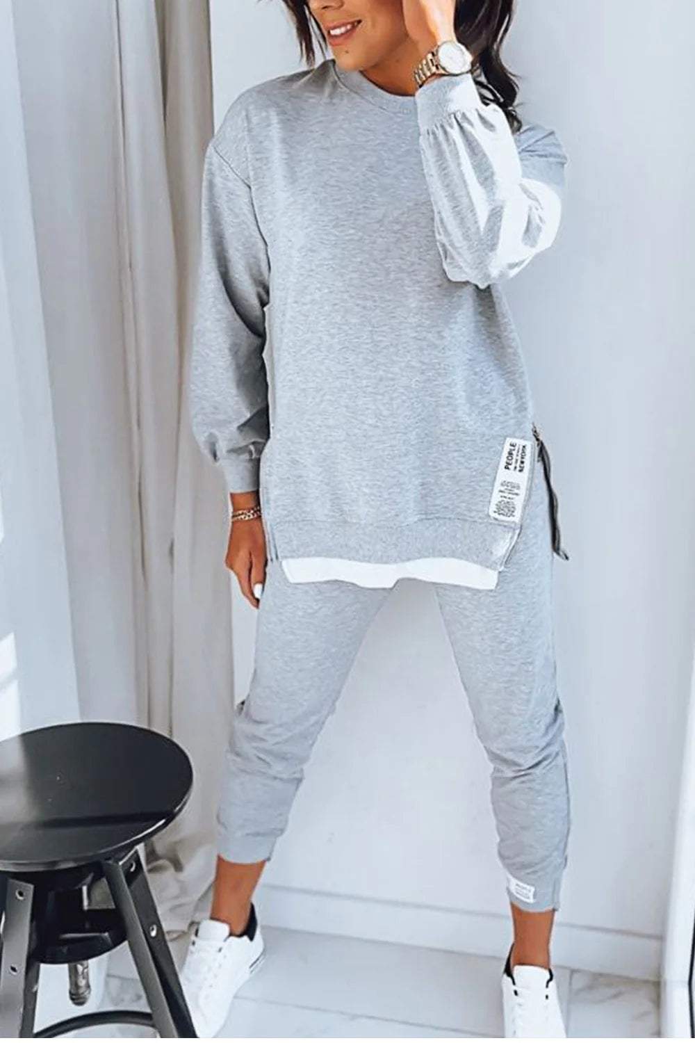 Célestine - Ensemble sweat effet superposé & jogging