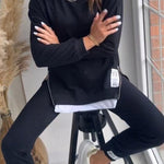 Célestine - Ensemble sweat effet superposé & jogging