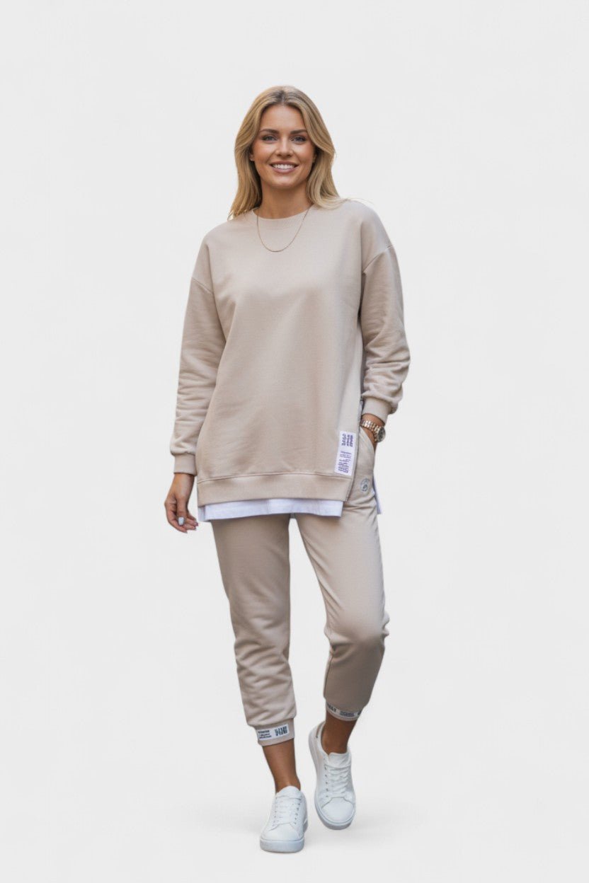 Célestine - Ensemble sweat effet superposé & jogging