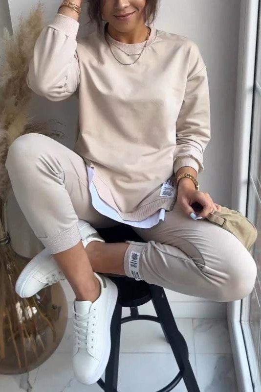 Célestine - Ensemble sweat effet superposé & jogging