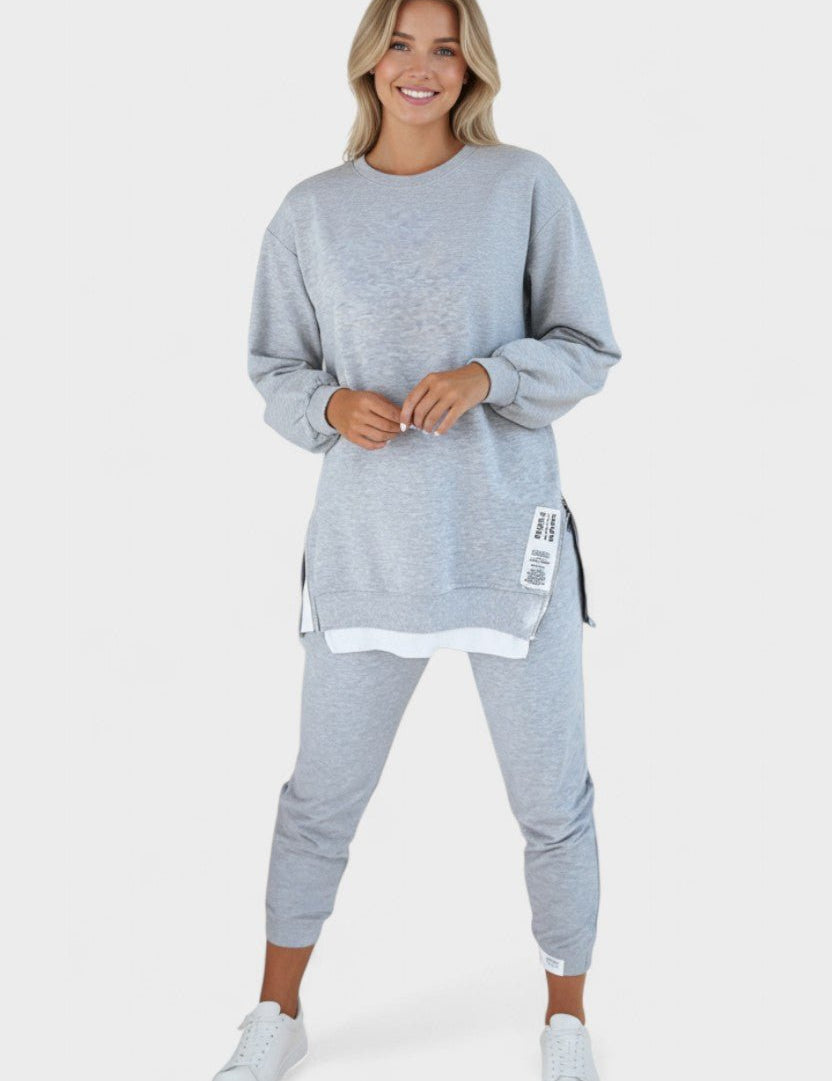 Célestine - Ensemble sweat effet superposé & jogging
