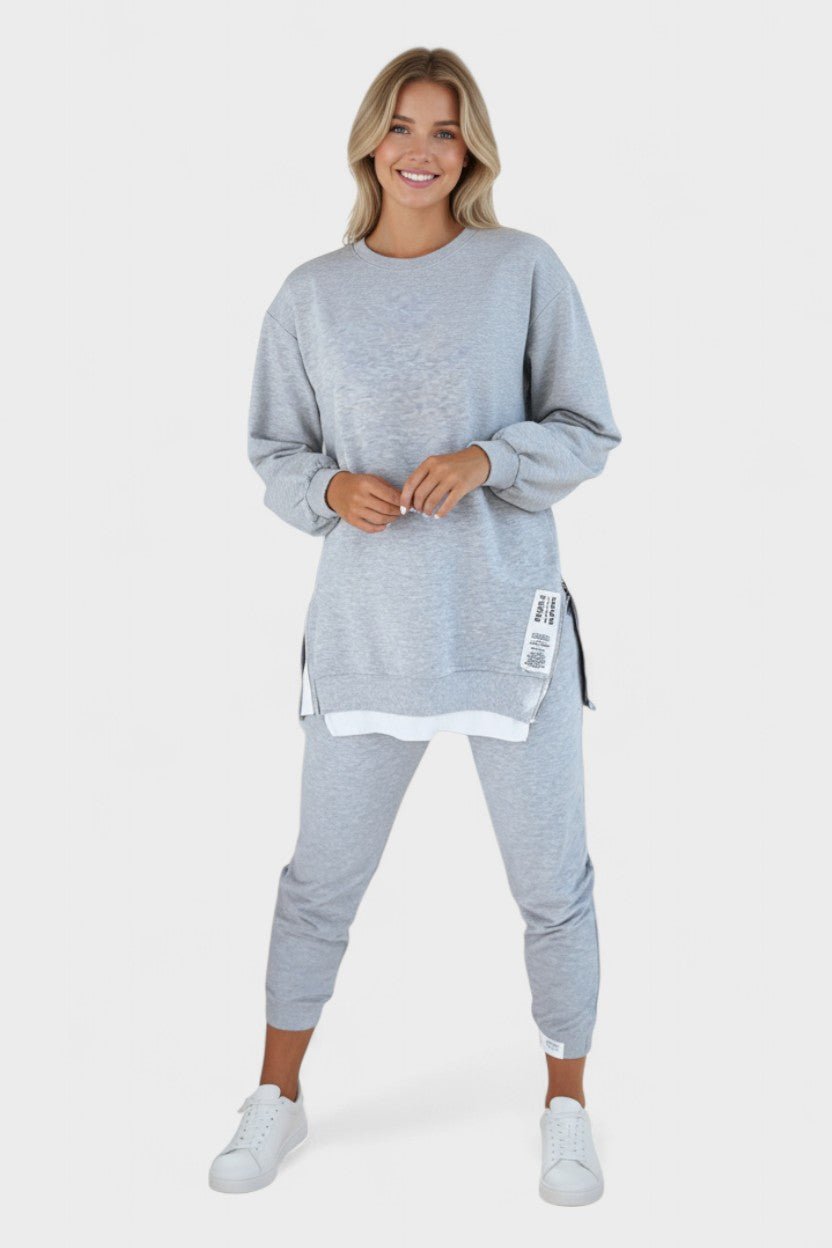 Célestine - Ensemble sweat effet superposé & jogging