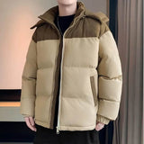 Sam Veste Matelassée Homme à Capuche – Zip Intégral, Confort Isolant & Coupe Pratique