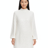 Gloria Robe de Soirée Femme – Robe Pailletée Élégante avec Coupe Ajustée & Détail Nœud